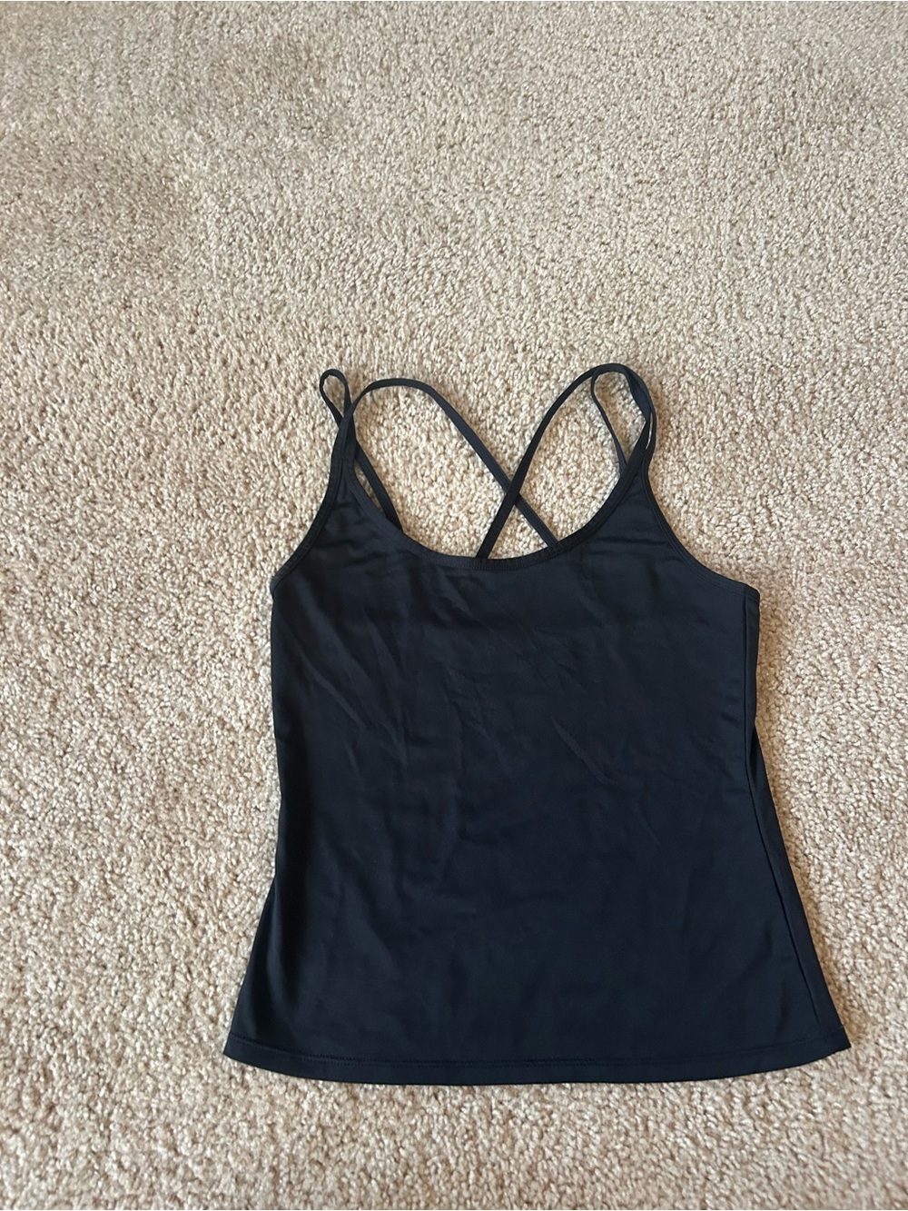 JoyLab Black Crisscross-Strap Camisole